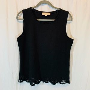 Ann Taylor LOFT Scalloped Tank